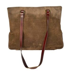 Lauren Ralph Lauren Suede Shoulder Bag